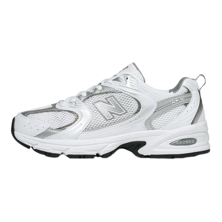 New Balance NB 530 серебристо-белые